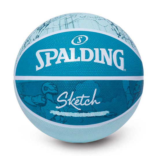 Spalding Basketball Flight Crack Blue – Größe 5, Mehrfarbig, Für Kinder & Jugendliche