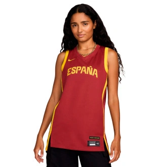 Camiseta Selección de España Limited Jersey Road 2024 Mujer Team Crimson-Tour Yellow