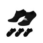 Sportswear Everyday Essential No-Show (3 Pares)-Black-White