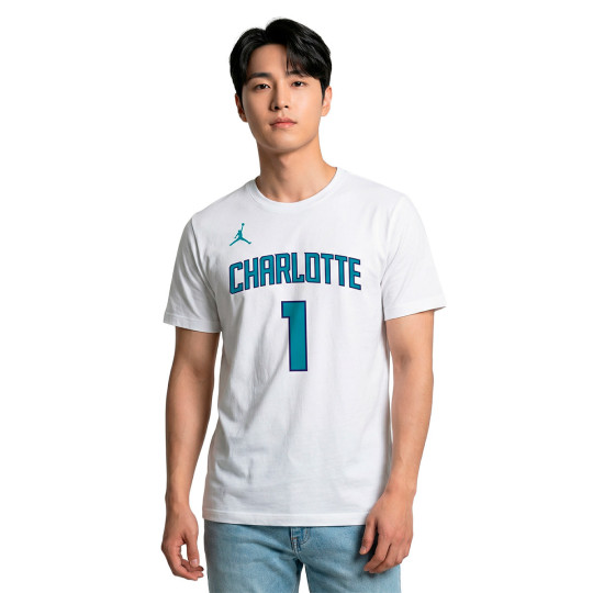 JORDAN BRAND NBA Chrlotte Hornets ロゴTシャツ camiseta-jordan-charlotte-