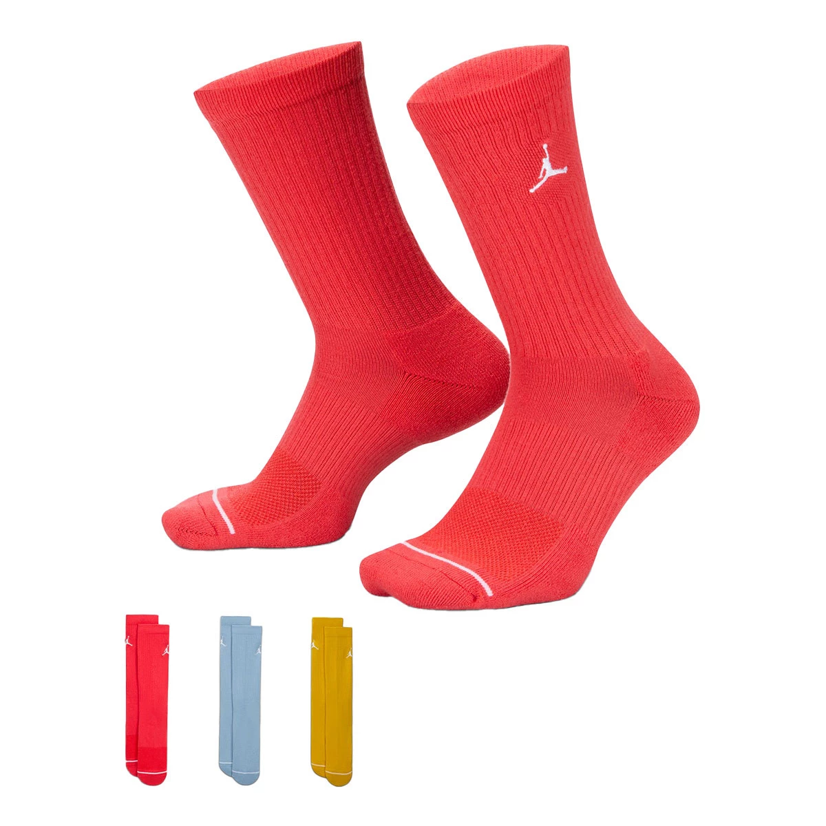 Calcetines Jordan Everyday Cushioned Poly Crew 144 (3 Pares) Multi-Color -  Basketball Emotion