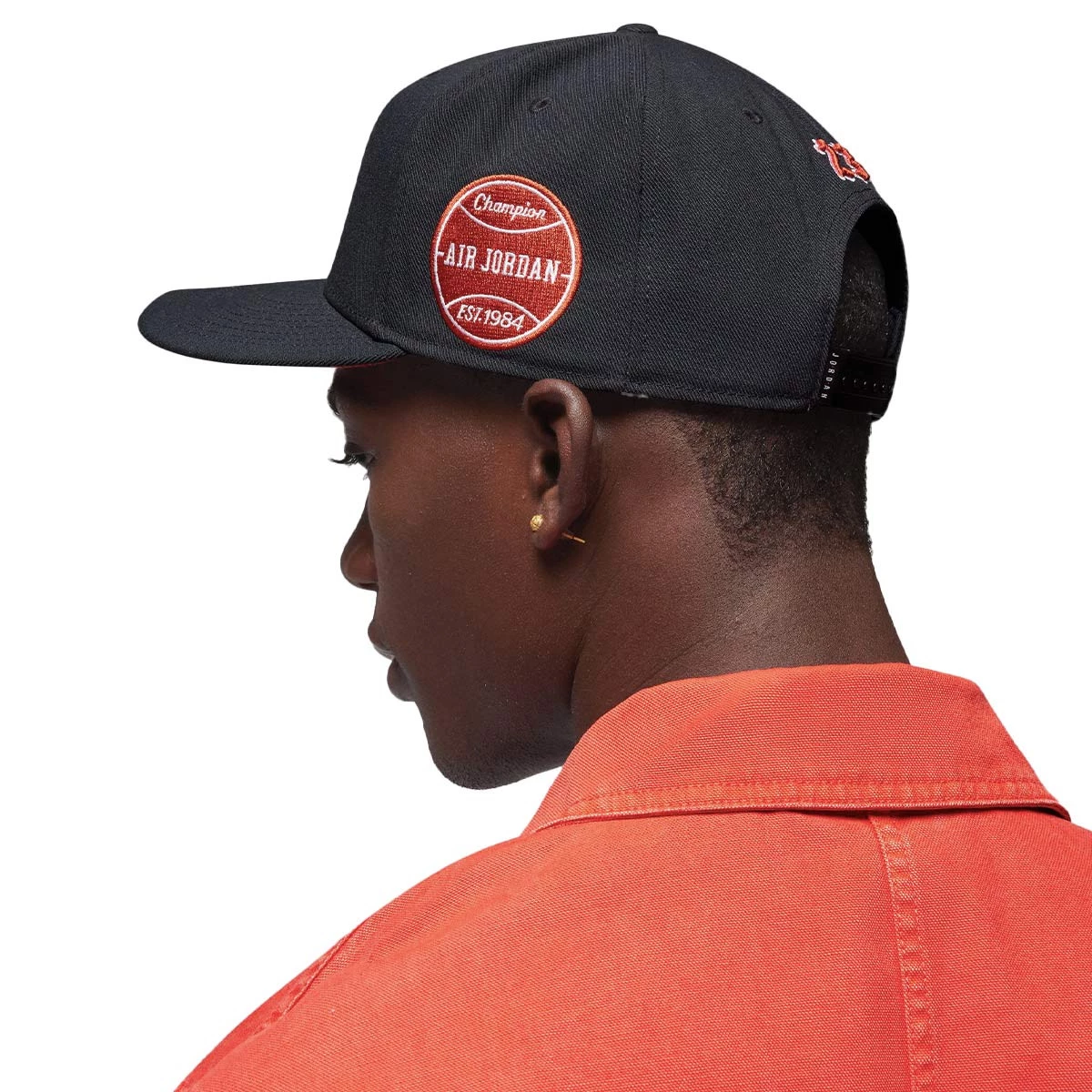 Cap Jordan Flight MVP Pro Black Dune Red White Basketball Emotion