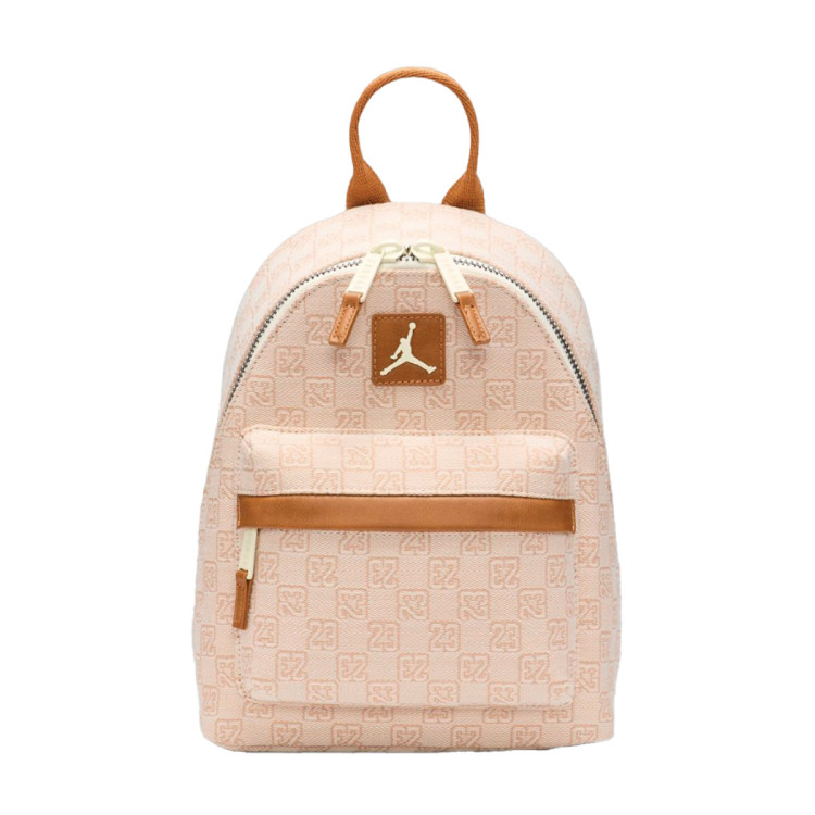 Mochila Jordan Monogram Mini 8L Coconut Milk Basketball Emotion