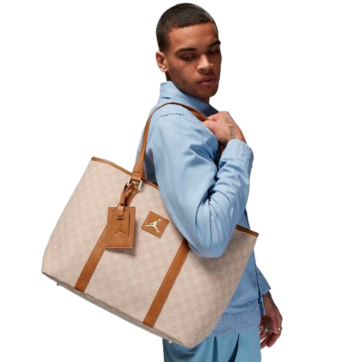 Jordan Monogram Tote Bag (32L) Coconut Milk