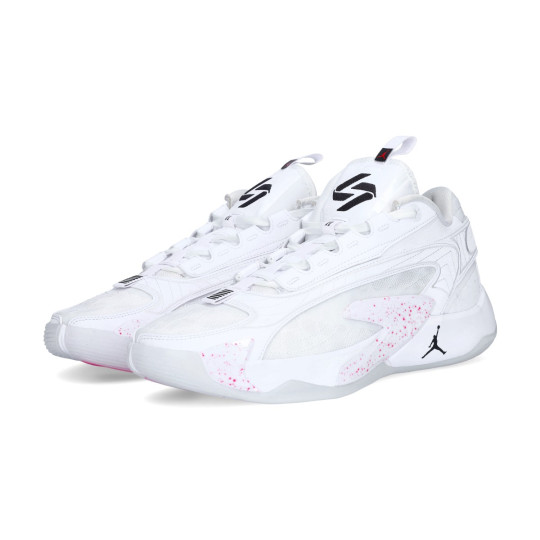 Basketball Shoes Jordan Luka 2 White Black Hyper Pink Basketball Emotion