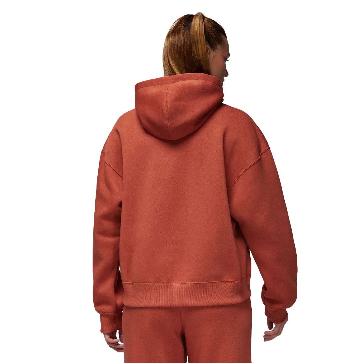 Felpa Jordan Brooklyn Fleece da Donna Dusty Peach Sail Basketball Emotion