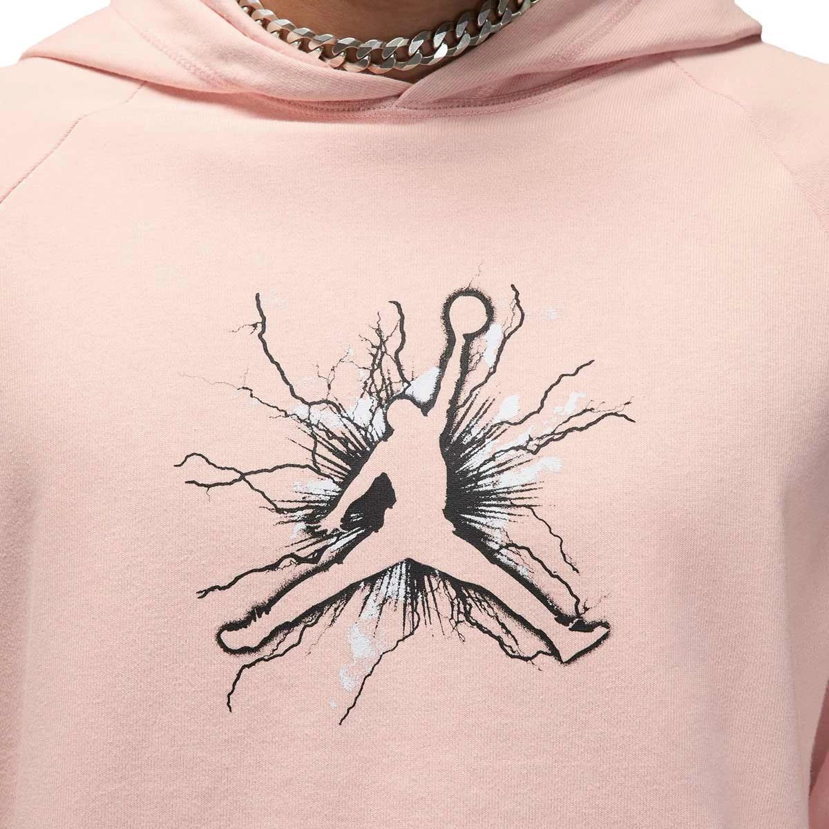 Felpa Jordan Dri Fit Sport Graphic Fleece Legend Pink Black Basketball Emotion
