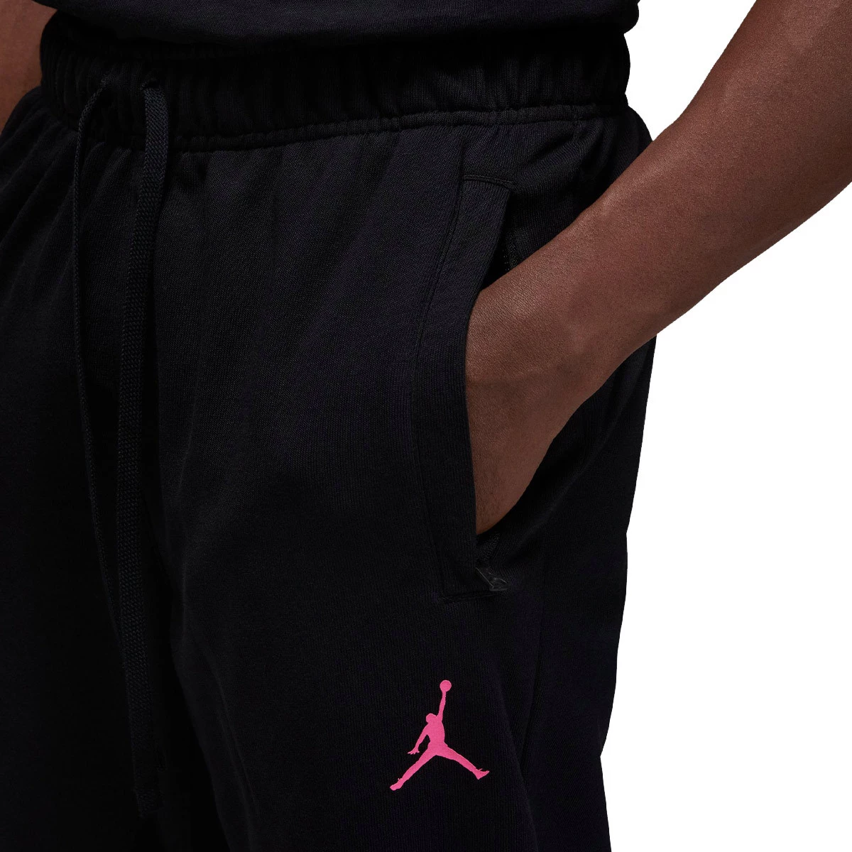 Long pants Jordan Dri Fit Sport Grapchic Fleece Black Hyper Pink Basketball Emotion
