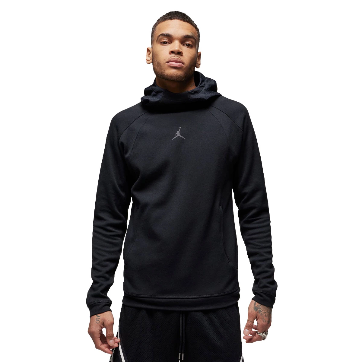 Sweatshirt Jordan Dri-Fit Sport Statement Air Fleece Black-Dark Shadow -  Basketball Emotion