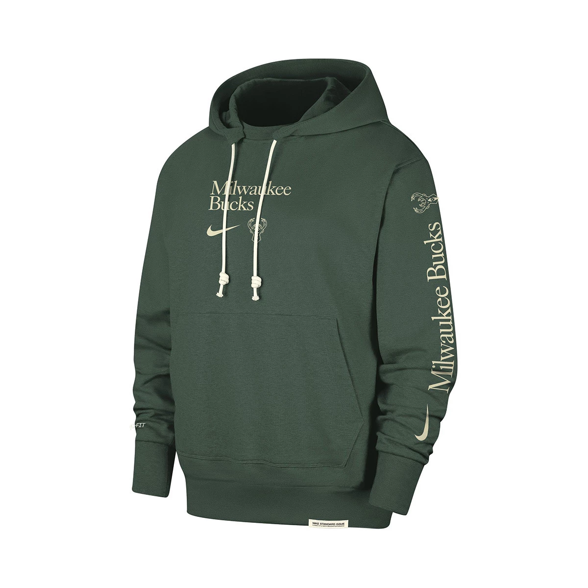 Nike Milwaukee Bucks Dri Fit Standard Issue Sweatshirt