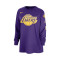 Camiseta Nike Manga Larga Los Angeles Lakers Essential