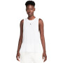 Femme Sport Diamond Tank-White