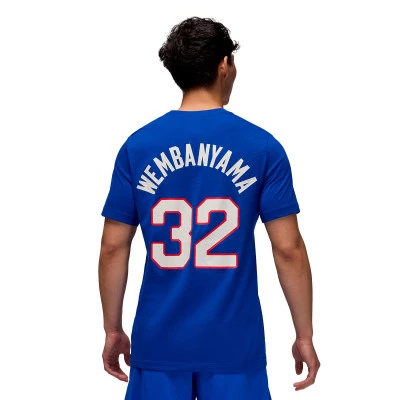 T-Shirt Équipe nationale de France Victor Wembanyama Fanswear 2024