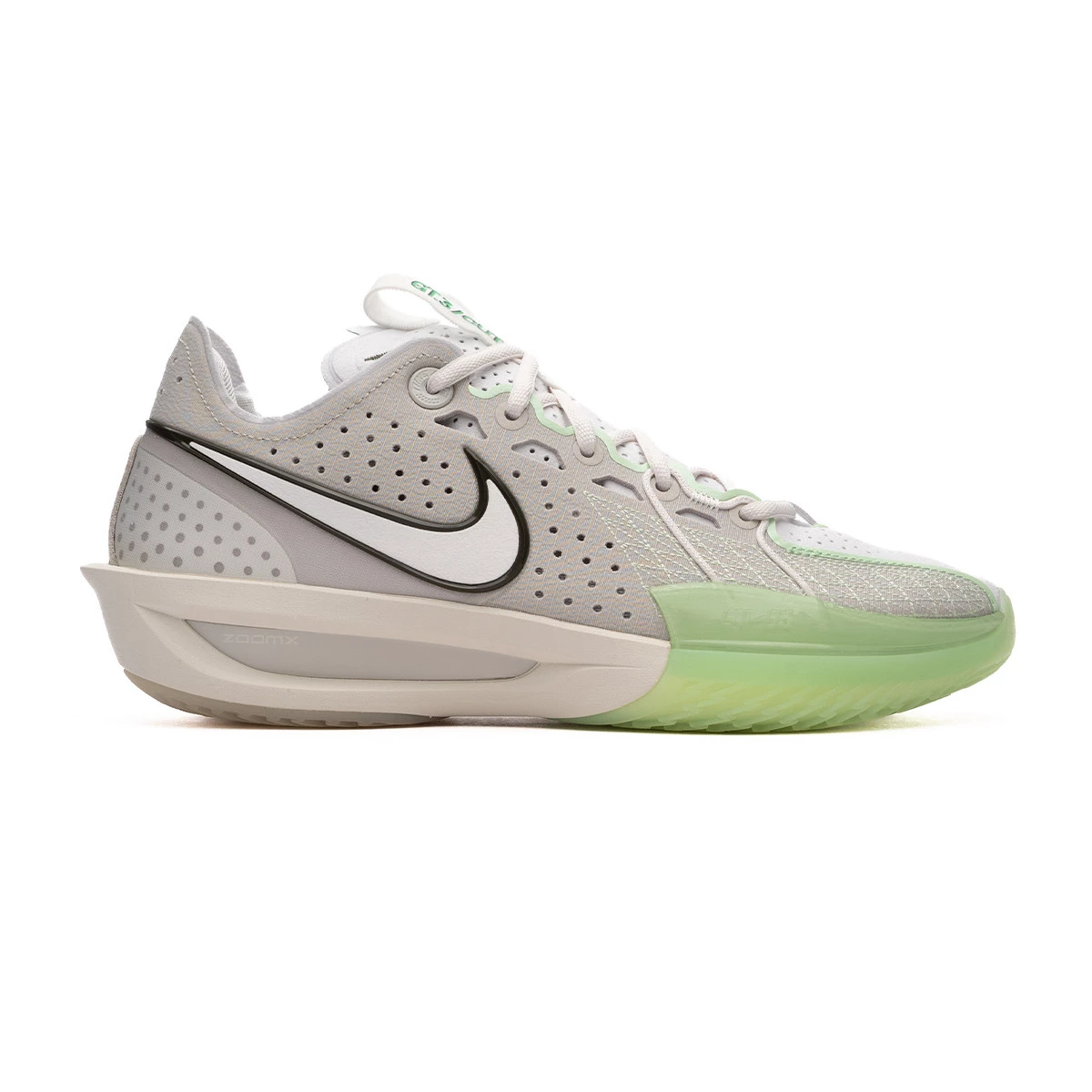 Basketball Shoes Nike Air Zoom G.T. Cut 3 Light Bone Sail Vapor Green Cargo Khaki Basketball Emotion