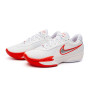Air Zoom G.T. Cut Academy-Summit White-Metallic Silver-Picante Red