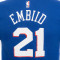Camiseta Nike Philadelphia 76Ers Icon Edition Joel Embiid Niño