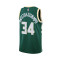 Camiseta Nike Milwaukee Bucks Icon Edition Giannis Antetokounmpo Niño