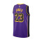 Camiseta Jordan Los Angeles Lakers Statement Swingman Lebron James Preescolar
