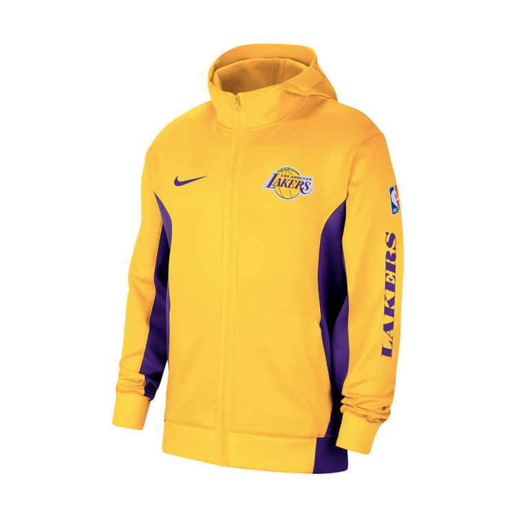 Giacca Nike Los Angeles Lakers Divisa da gioco 2023 2024 Bambino Giallo Basketball Emotion
