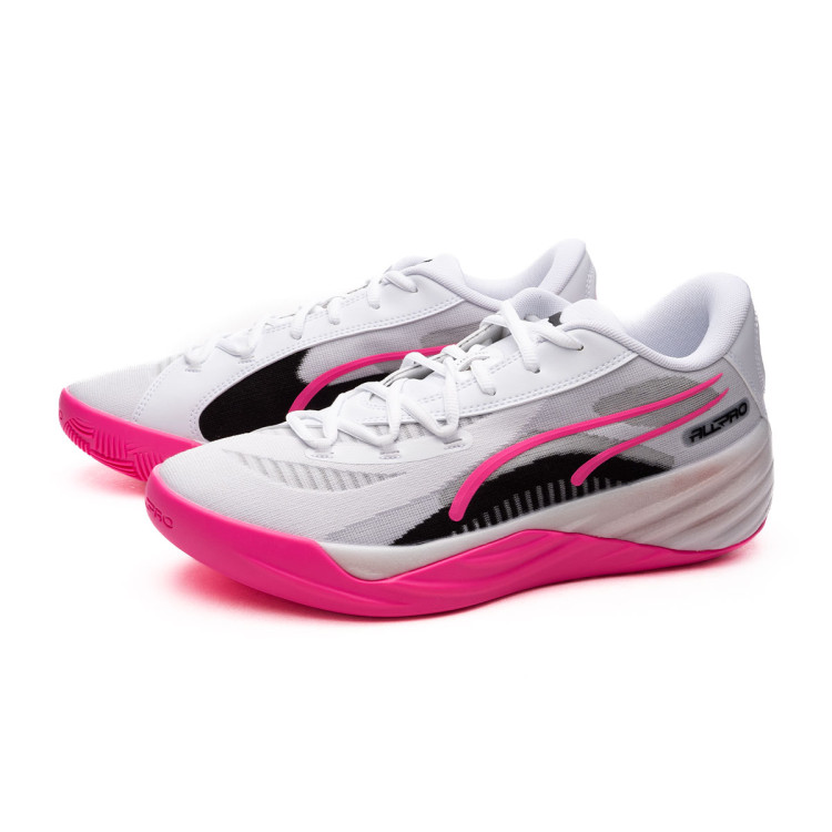 Basketball Shoes Puma All Pro Nitro Poison Pink Puma White Basketball Emotion