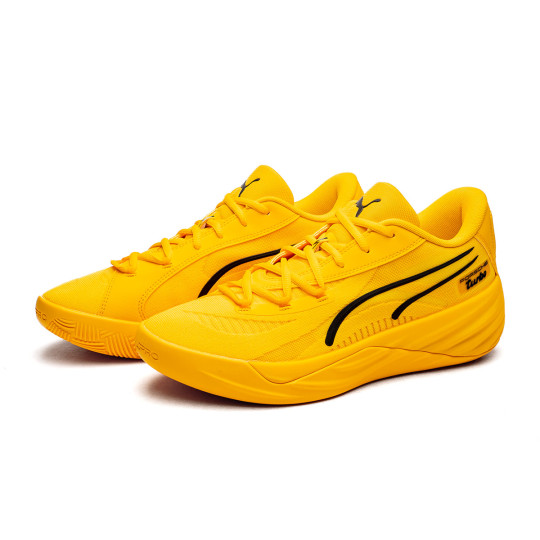 Basketballschuhe Puma Pl All Pro Nitro Porsche Sport Gelb Schwarz Basketball Emotion
