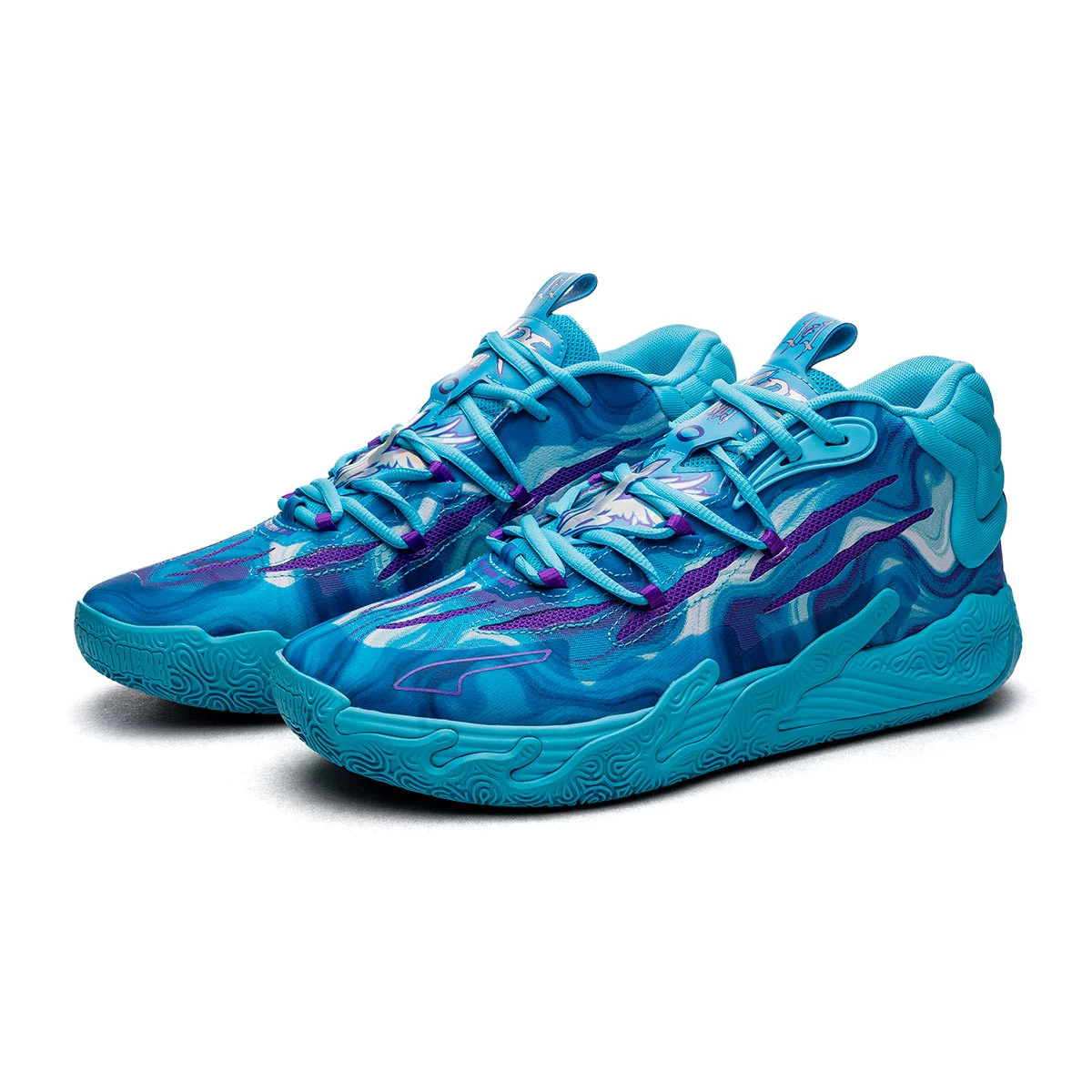 Basketball Shoes Puma MB.03 Charlotte Electric Peppermint Purple Basketball Emotion