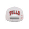 Gorra New Era White Crown Team 9Fifty Chicago Bulls