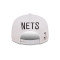 New Era White Crown Team 9Fifty Brooklyn Nets Cap