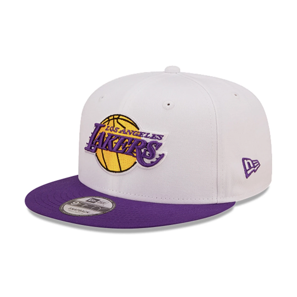 New Era Gorra White Crown Team 9Fifty Los Angeles Lakers Unisex White Purple OSFL