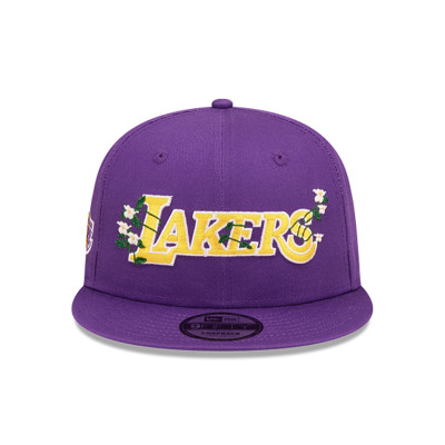 Flower Wordmark 9FIFTY Los Angeles Lakers Cap