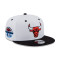 Gorra New Era White Crown Patch 9FIFTY Chicago Bulls