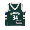 Camisola Nike Milwaukee Bucks Icon Edition Giannis Antetokounmpo Preescolar