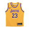 Camiseta Nike Los Angeles Lakers Icon Edition LeBron James Bebé