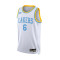 Camiseta Nike Los Angeles Lakers Hardwood Classics Lebron James Niño