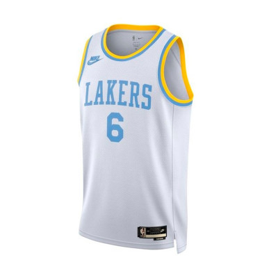 Camiseta Los Angeles Lakers Hardwood Classics Lebron James Niño