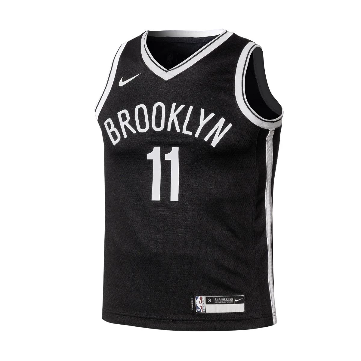 Jersey Nike Kids Brooklyn Nets Icon Edition Kyrie Irving Black Basketball Emotion