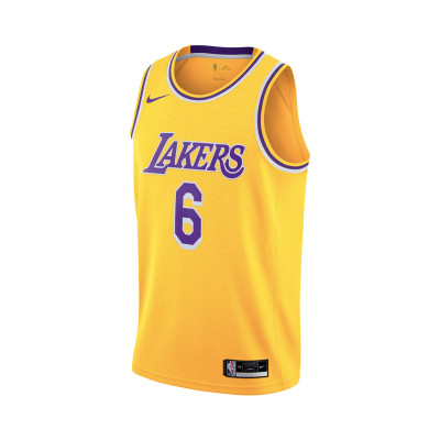 Camiseta Los Angeles Lakers Icon Swingman LeBron James Niño