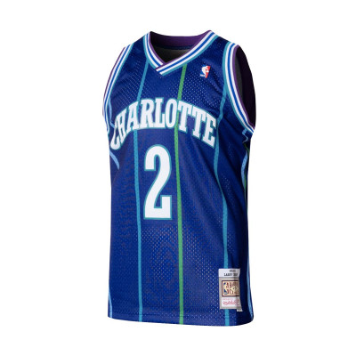 Camiseta Swingman Jersey Charlotte Hornets - Larry Johnson 1994-95