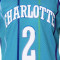 Playera Mitchell & Ness Swingman Jersey Charlotte Hornets - Larry Johnson 1992-93