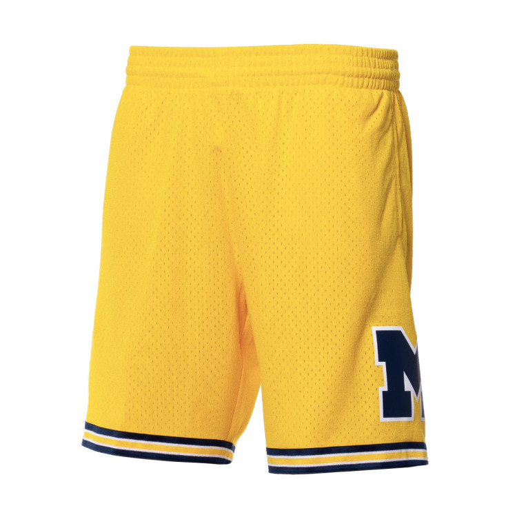 pantalon-corto-mitchellness-swingman-michigan-university-1991-yellow-0