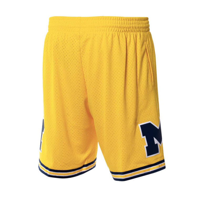 pantalon-corto-mitchellness-swingman-michigan-university-1991-yellow-1