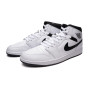 Air Jordan 1 Mid-White-Black