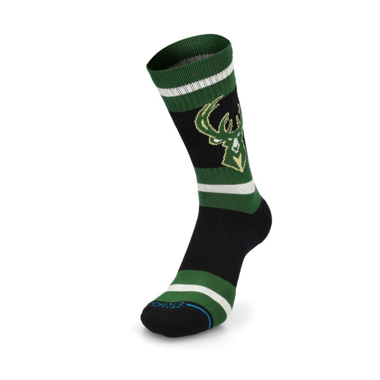 Socks Stance Prep Milwaukee Bucks Black Basketball Emotion