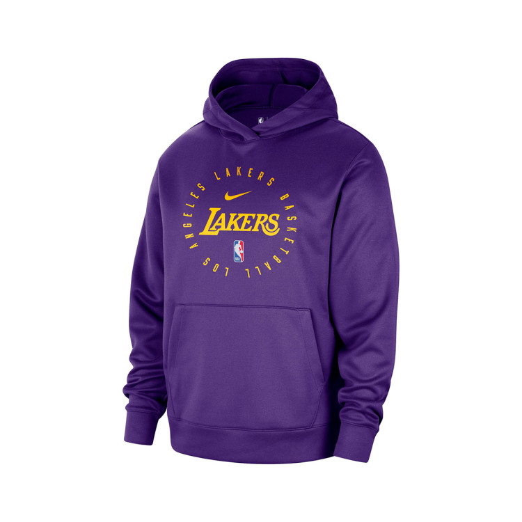 Sweatshirt Nike Los Angeles Lakers Spotlight Field Purple-Yellow