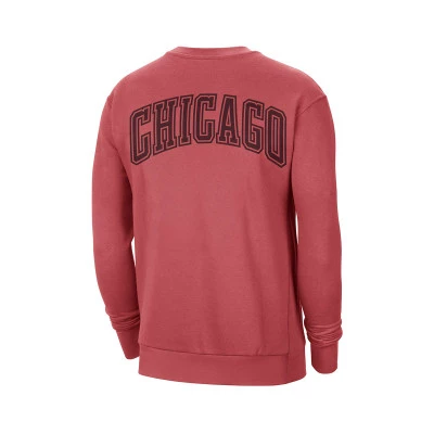 Chicago Bulls Fleece Crew Courtside Statement Sweatshirt