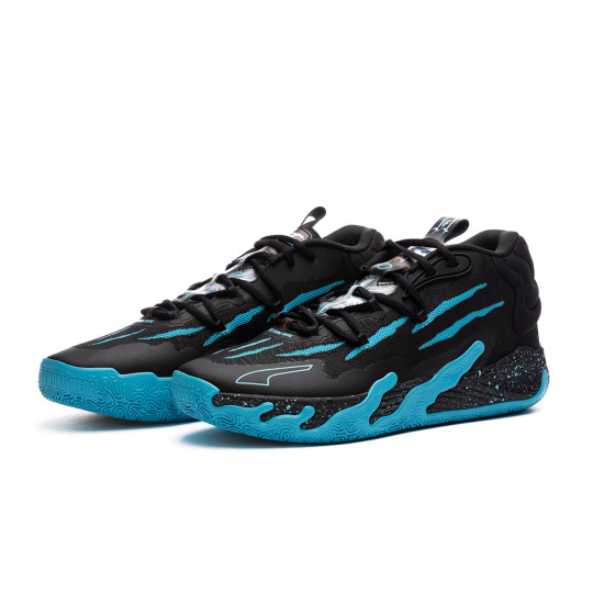Puma black and blue shoes store