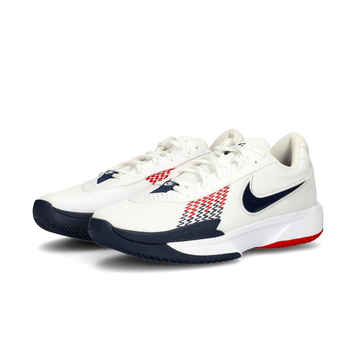 Basketballschuhe Nike Air Zoom G.T. Cut Academy USA WeiB Obsidian Sport Netz Basketball Emotion