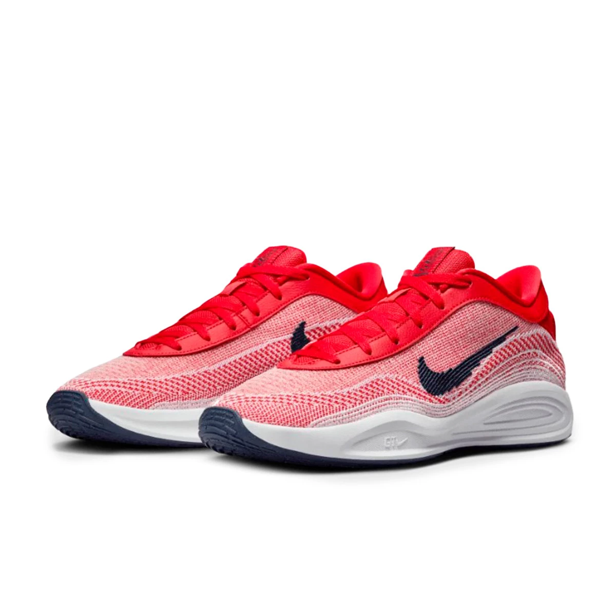 Basketball Shoes Nike G.T. Hustle Academy University Red Obsidian White Basketball Emotion