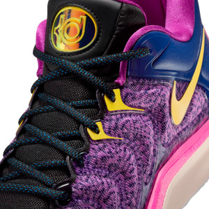 Tenis Nike KD17 Flight To Paris Deep Royal Blue Opti Yellow Black Basketball Emotion