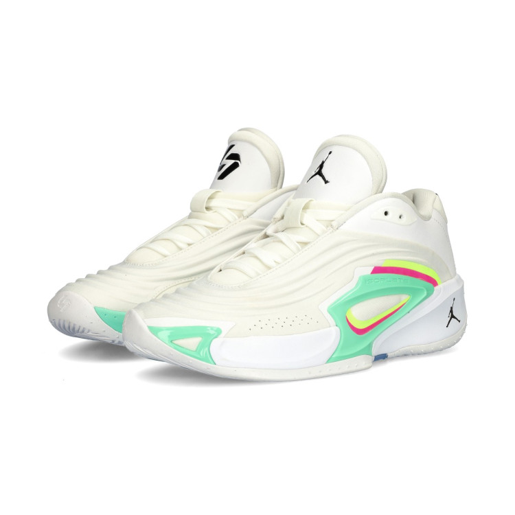 Basketball Shoes Jordan Luka 3 Photo Finish White-Black-Volt